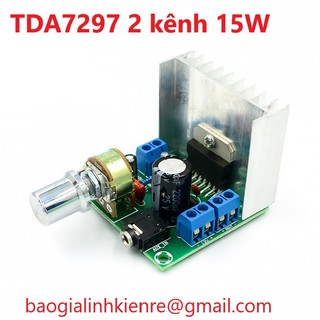 Mạch khuếch đại âm thanh tda7297 2 kênh 15wjd co th