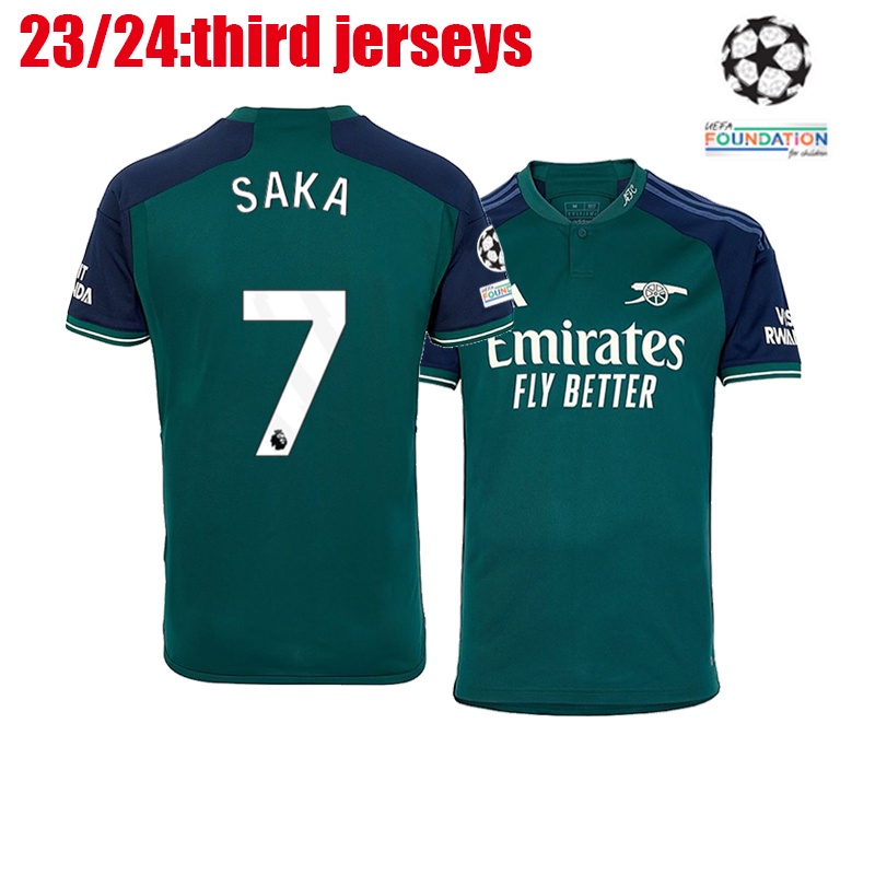 Áo Thun Bóng Đá Dáng Rộng Phiên Bản Số 23-24 arsenal 23 / 24 Chất Lượng Cao