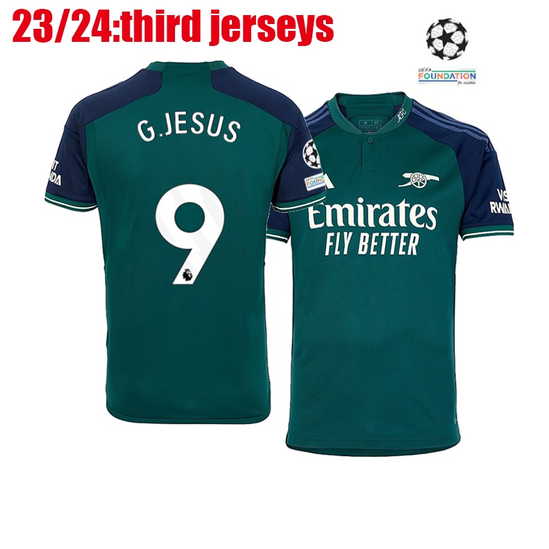 Áo Thun Bóng Đá Dáng Rộng Phiên Bản Số 23-24 arsenal 23 / 24 Chất Lượng Cao