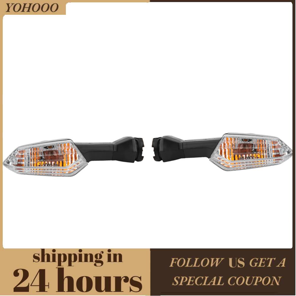 Yohooo Motorcycle Turn Signal Light Energy Saving Motorbike Turning Indicator Lamp for Upgrade Replacement Ninja 300