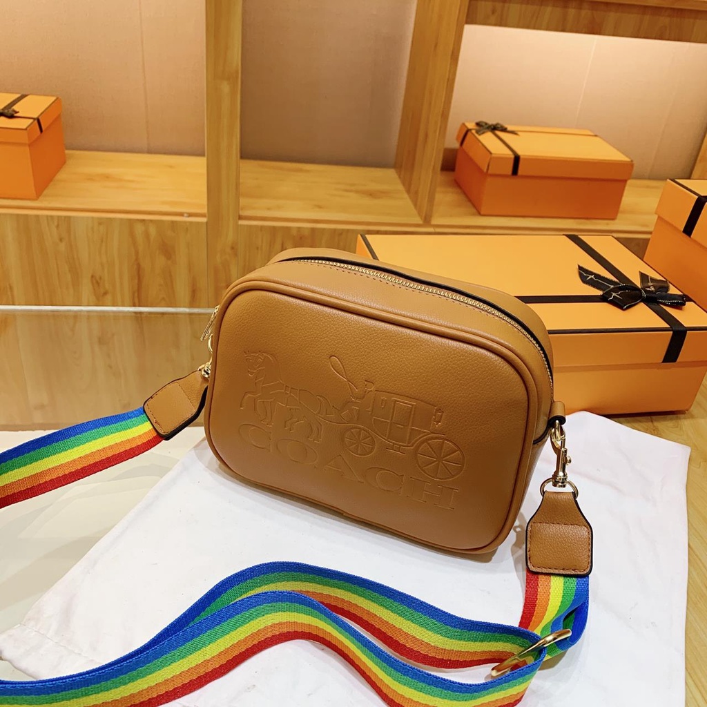 Túi Đeo Chéo Màu Sắc retro Thanh Lịch Cho Nam Và Nữ coach4140 k