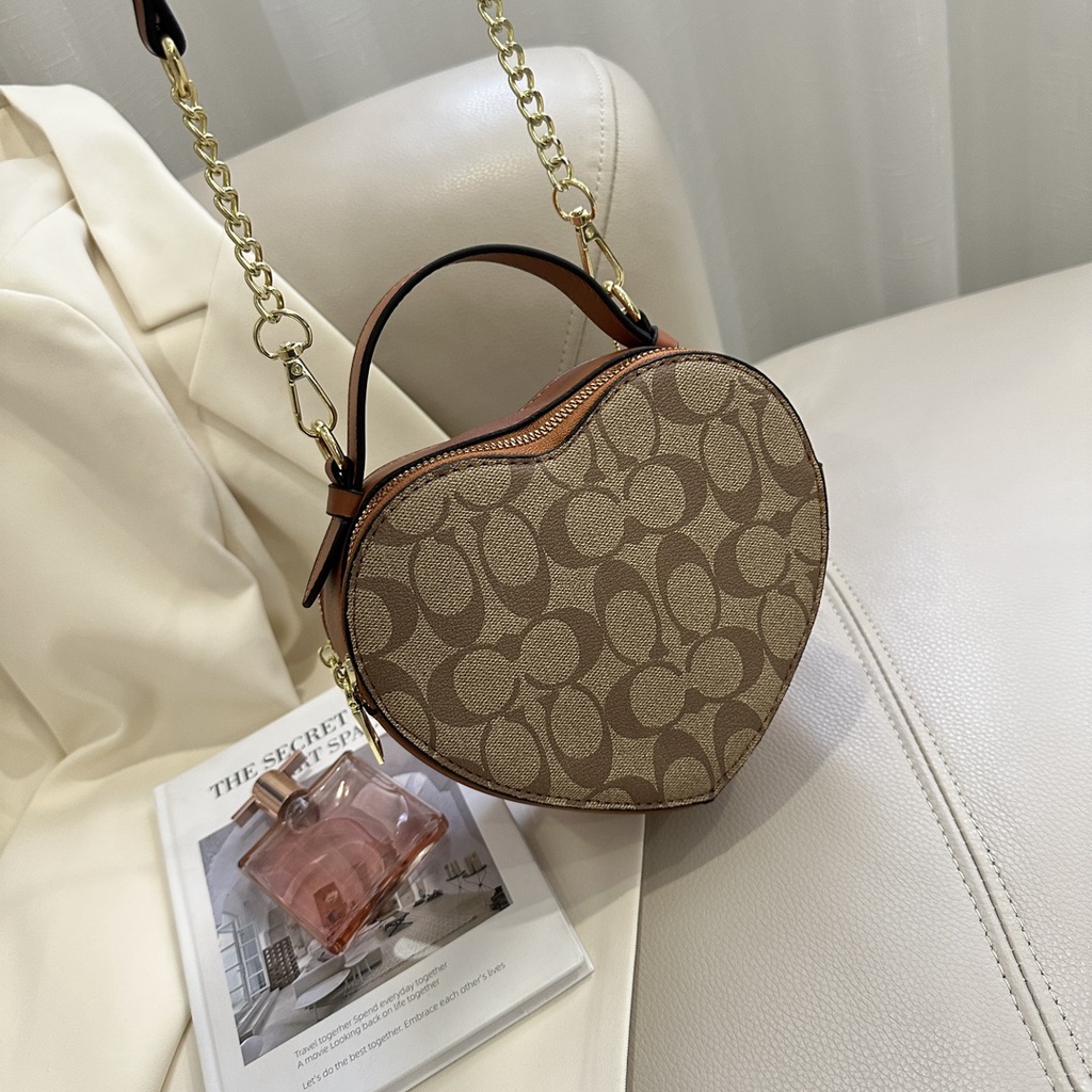 Túi Đeo Chéo Hình Trái Tim Phong Cách vintage Cho Nữ cj450 k