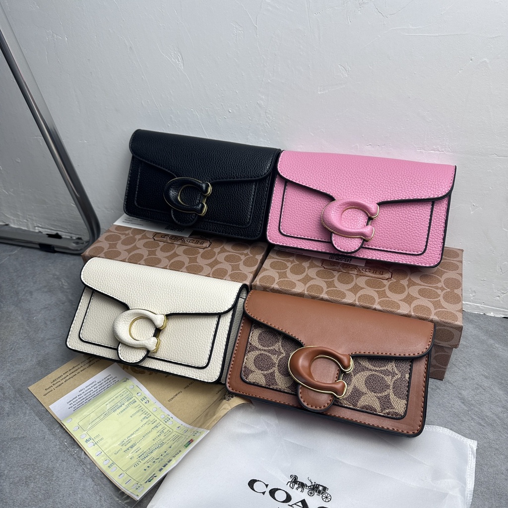 Túi Xách Họa Tiết logo Thời Trang Cho Nữ coach4140 k