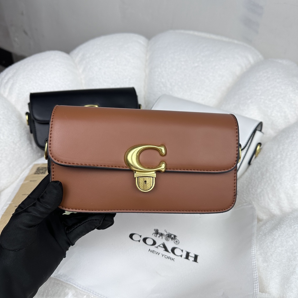 Túi Da Đeo Chéo Vai Có Khóa Cài c6641 b4bk k Cho Nữ