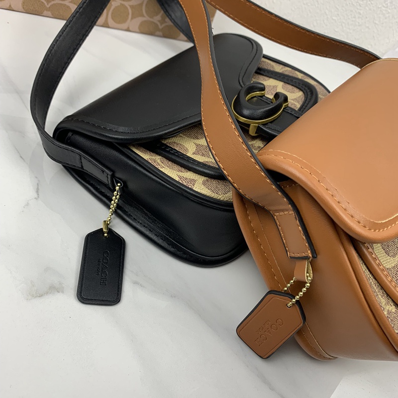 Tabby Túi Đeo Chéo Vai messenger 19 In Chắp Vá coach-brass / tan / Gỉ k