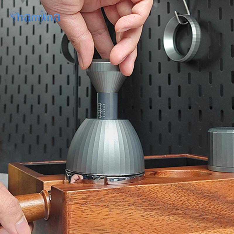 Shamjina 58mm Máy Pha Cà Phê Pha Cà Phê Nhà Chuyên Nghiệp Barista Máy Khuấy Có Thể Điều Chỉnh Độ Sâu Kim Dụng Cụ Khuấy Cho Pha Cà Phê Phân Phối
