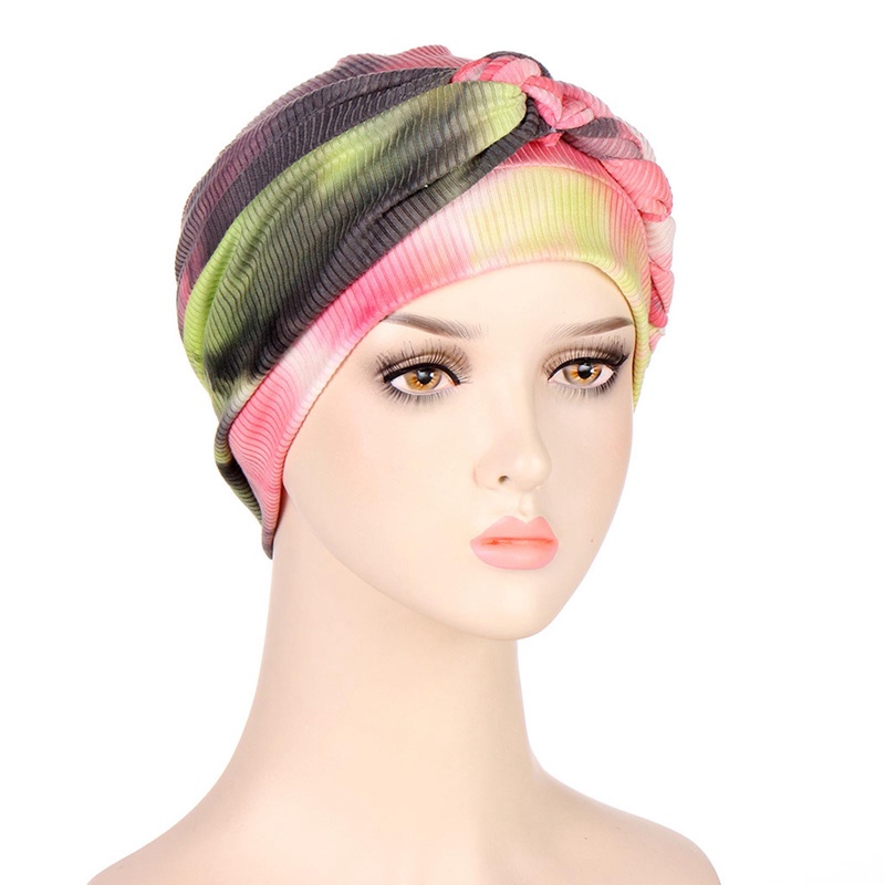 Mũ Trùm Đầu turban Co Giãn Nhuộm Màu Thời Trang