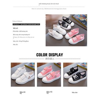 Giày Vải canvas Đế Mềm Chống Trượt Cho Bé