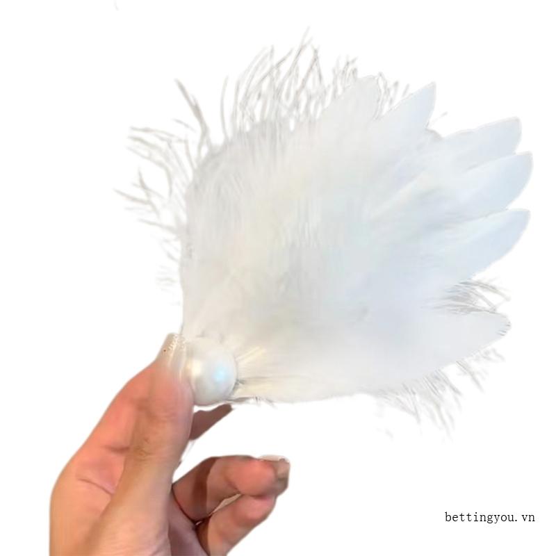 Kẹp Tóc Hình Lông Vũ Cho Thanh Thiếu Niên