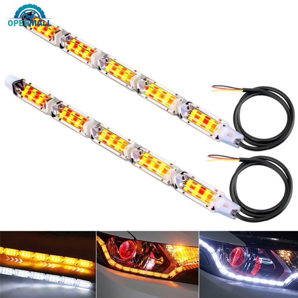 1 Dải Đèn led drl Linh Hoạt Chống Thấm Nước Trang Trí Đèn Pha Xe Hơi m4v5