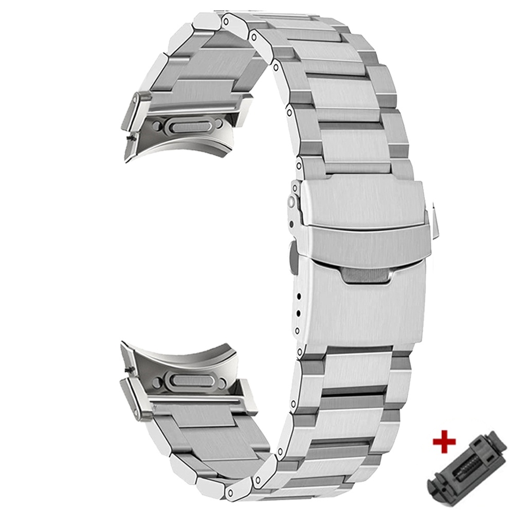 Dây Đeo Bằng Thép Không Gỉ 42 46mm Cho samsung galaxy watch6 classic 43 47mm 6 / 5 / 4 40 44mm 5pro 45mm 4classic