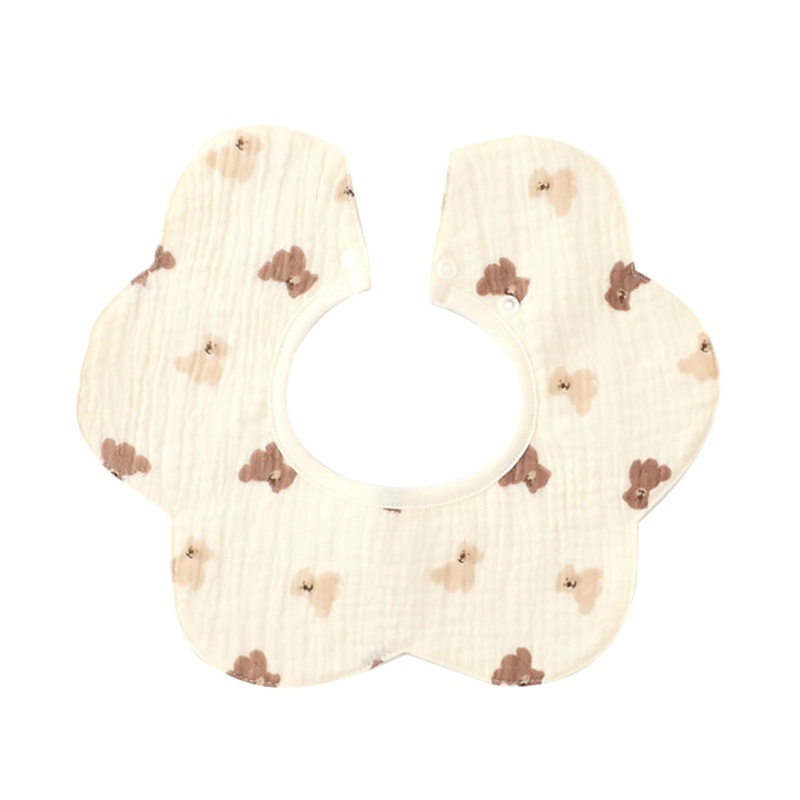 Yếm Thấm Nước Dãi Mềm Mại Tiện Dụng Cho Bé Sơ Sinh