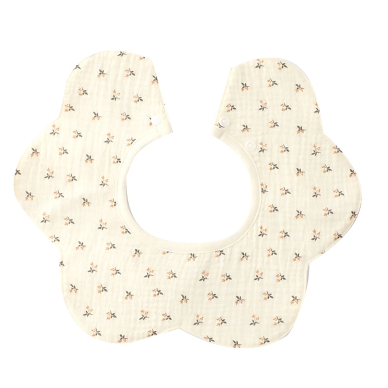 Yếm Thấm Nước Dãi Mềm Mại Tiện Dụng Cho Bé Sơ Sinh