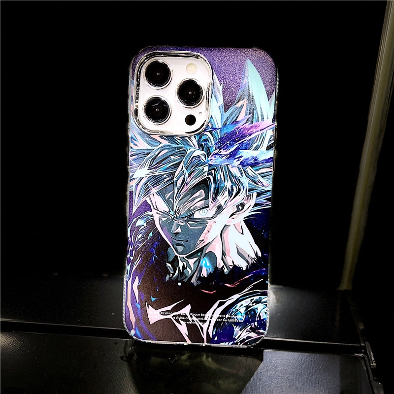 Ốp Điện Thoại Họa Tiết Hoạt Hình Bảy Viên Ngọc Rồng Màu laser Dành Cho iphone 14 12 13 11 pro max