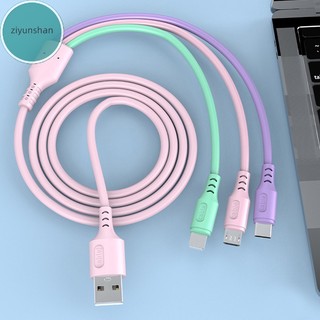 Dây Cáp Sạc Nhanh ziyunshan 3 Trong 1 Dành Cho apple / android / type-c