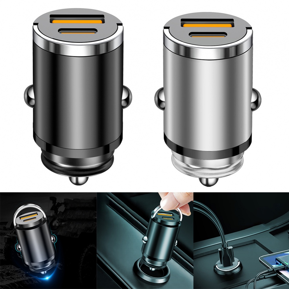 Tẩu Sạc Nhanh usb type c Thông Minh Cho Xe Hơi