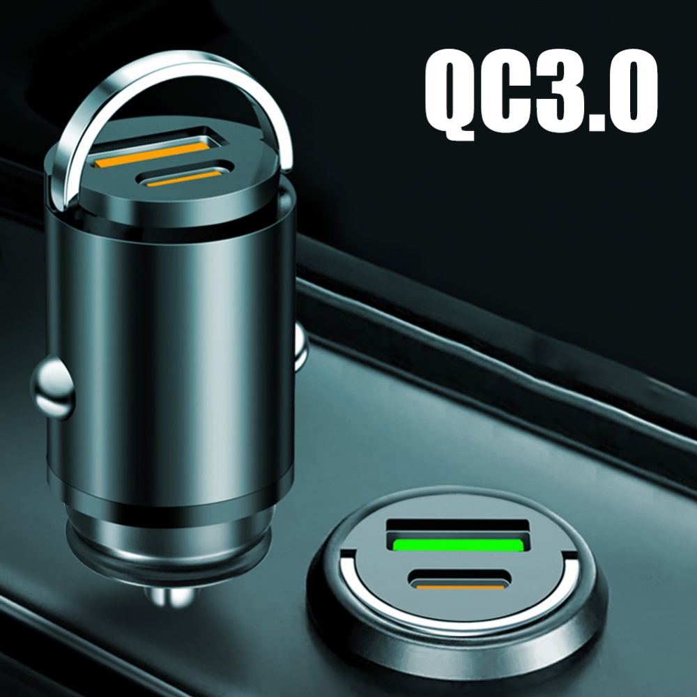 Tẩu Sạc Nhanh usb type c Thông Minh Cho Xe Hơi