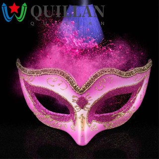 Mặt nạ nhựa che nửa mặt hóa trang halloween cho người lớn và trẻ em