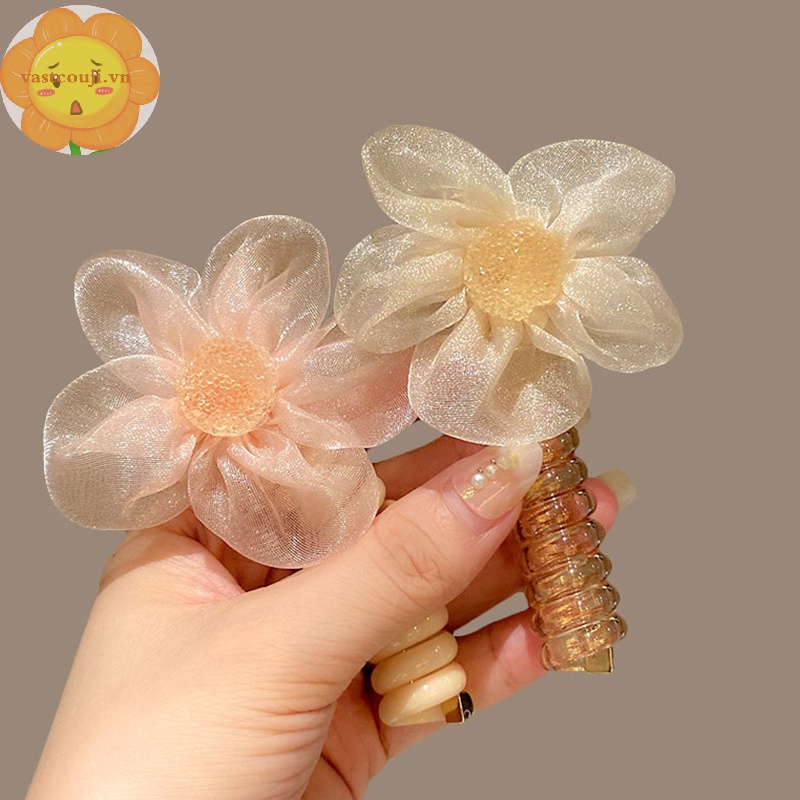 Vastji Dây Buộc Tóc Cao Su Co Giãn Thời Trang Dành Cho Nữ vn