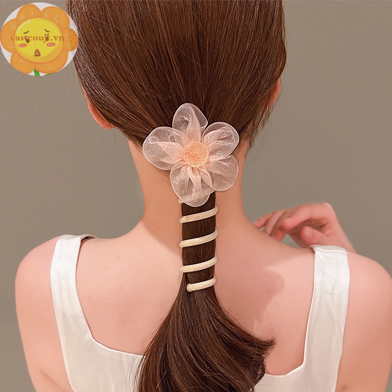 Vastji Dây Buộc Tóc Cao Su Co Giãn Thời Trang Dành Cho Nữ vn