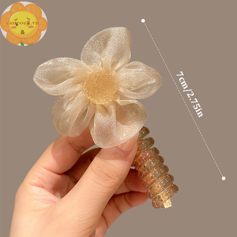Vastji Dây Buộc Tóc Cao Su Co Giãn Thời Trang Dành Cho Nữ vn