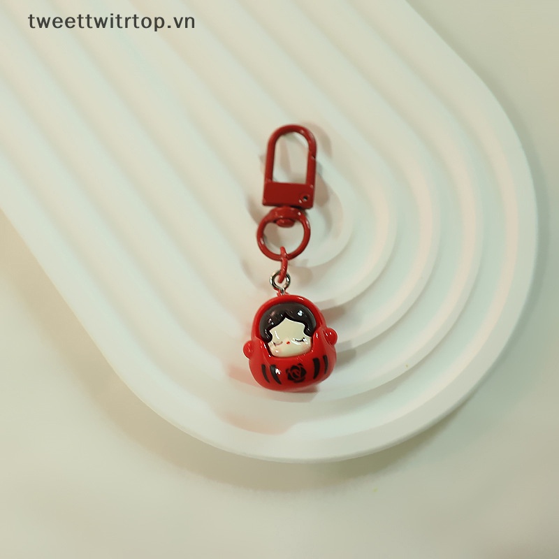 Trtop Móc Khóa Hoạt Hình Bằng Nhựa resin diy Dễ Thương Trang Trí Túi Xách / Điện Thoại