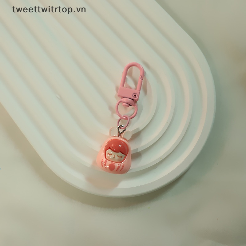 Trtop Móc Khóa Hoạt Hình Bằng Nhựa resin diy Dễ Thương Trang Trí Túi Xách / Điện Thoại