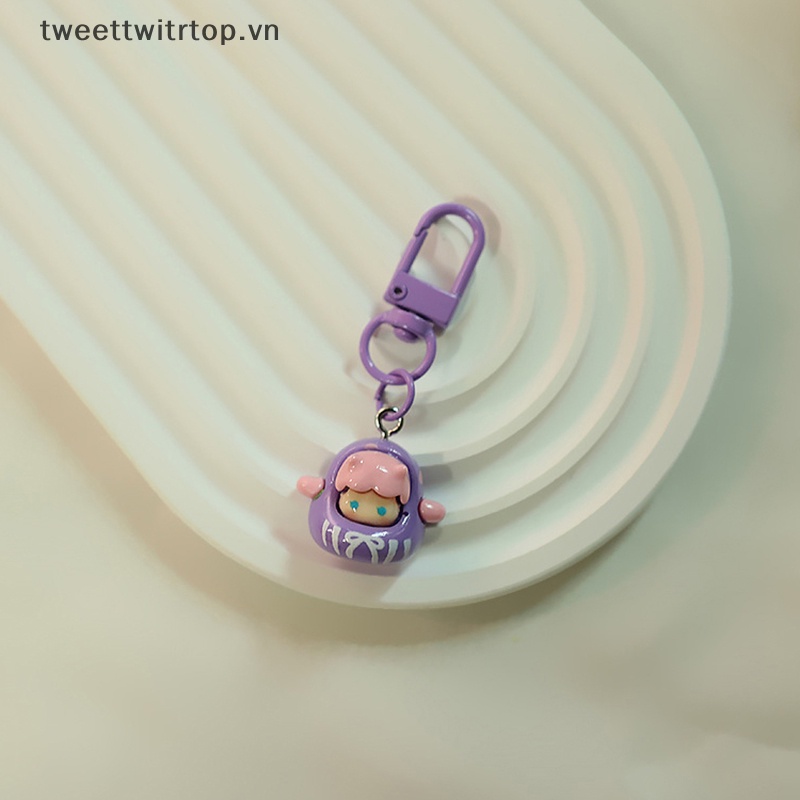Trtop Móc Khóa Hoạt Hình Bằng Nhựa resin diy Dễ Thương Trang Trí Túi Xách / Điện Thoại