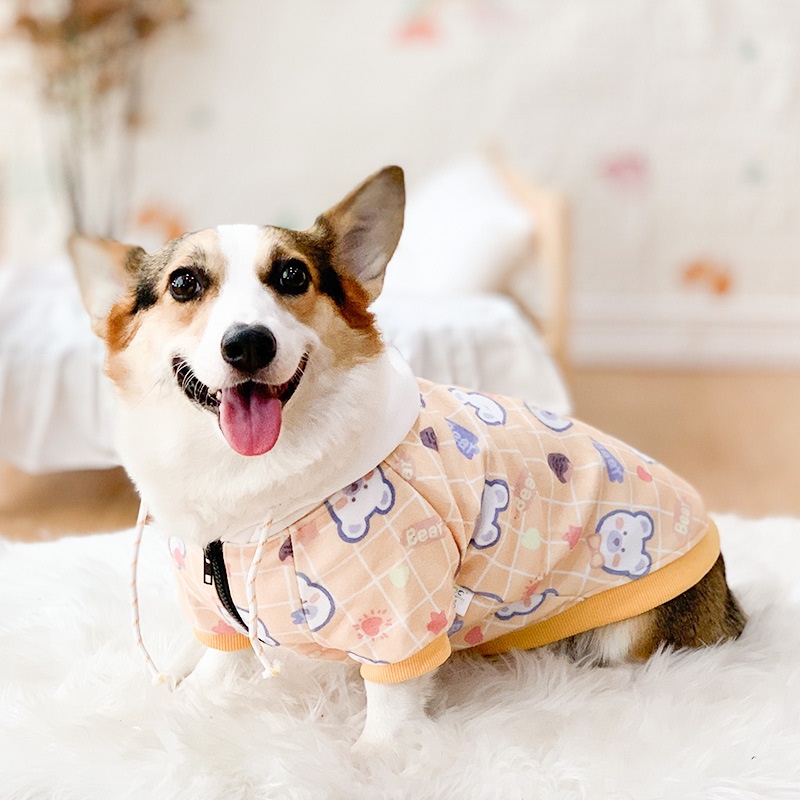 Corgi Áo Khoác Lông Cừu Ấm Áp Xinh Xắn Cho Thú Cưng Mùa Thu Đông