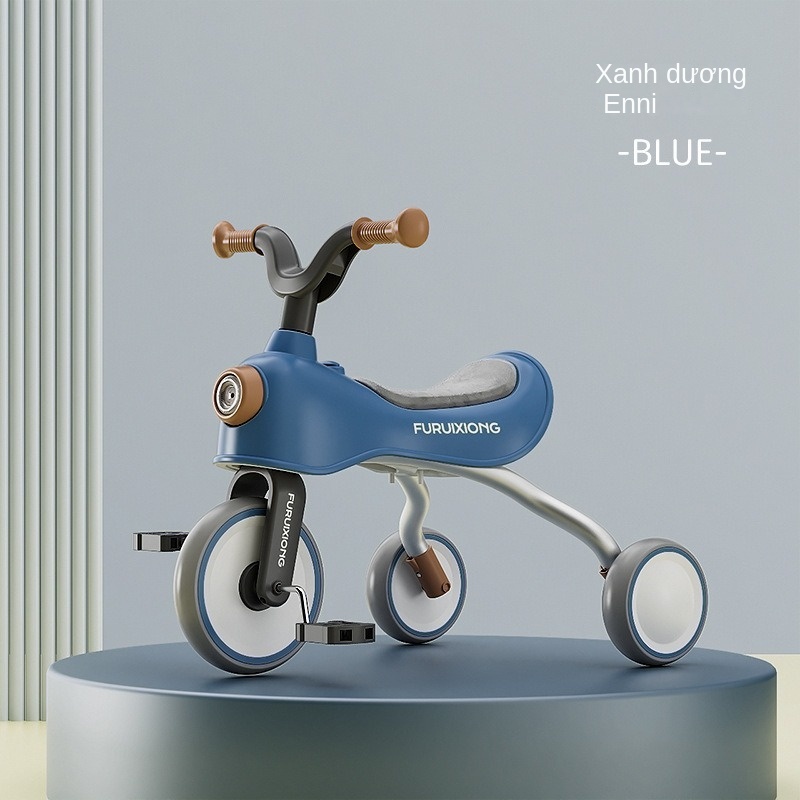 Xe Đạp Ba Bánh Có Đèn Và Nhạc Cho Bé 2-6 Tuổi