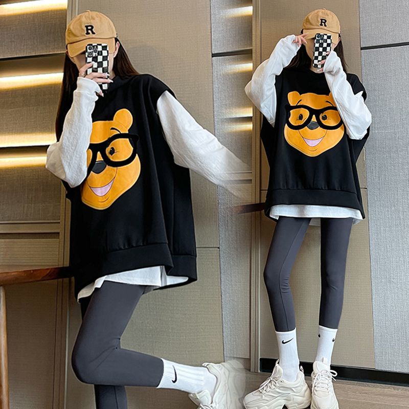 YHTN đồ bầu mặc nhà áo bầu công sở xinh tay dài Thời trang bigsize set dễ thương bộ bầu