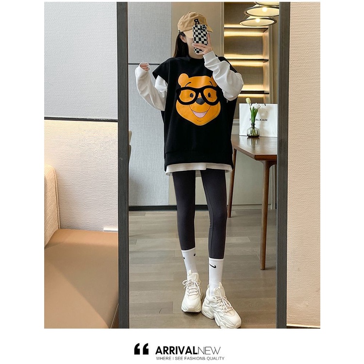 YHTN đồ bầu mặc nhà áo bầu công sở xinh tay dài Thời trang bigsize set dễ thương bộ bầu