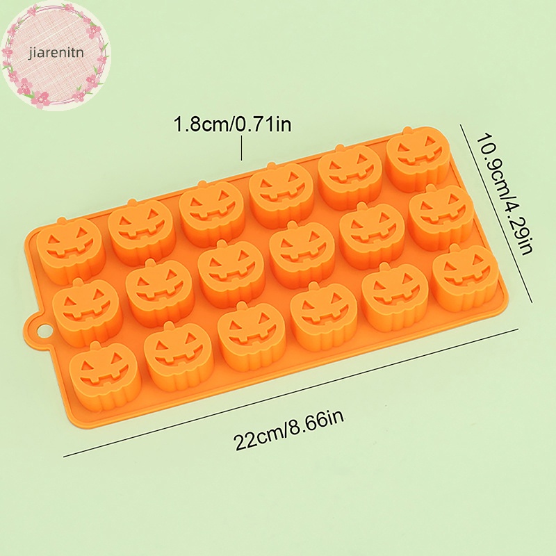 1 Khuôn Silicon Làm Bánh Quy Sô Cô La Hình Quả Bí Ngô halloween vn