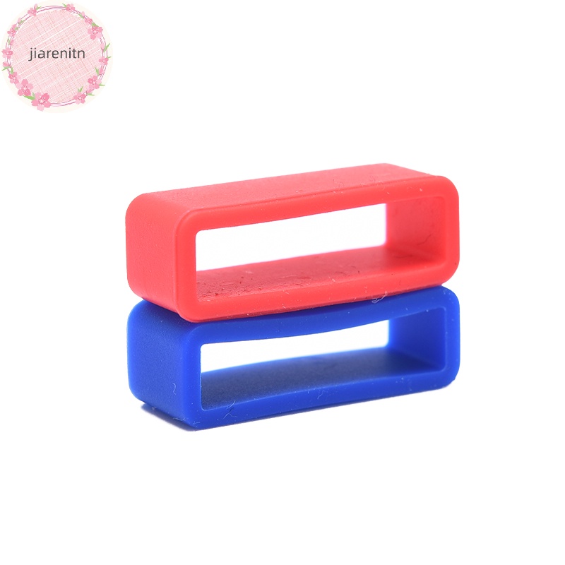 Set 2 Vòng Cao Su Silicon Nhiều Màu Sắc Giữ Dây Đồng Hồ vn