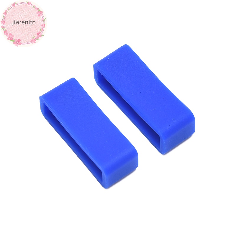 Set 2 Vòng Cao Su Silicon Nhiều Màu Sắc Giữ Dây Đồng Hồ vn