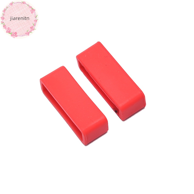 Set 2 Vòng Cao Su Silicon Nhiều Màu Sắc Giữ Dây Đồng Hồ vn