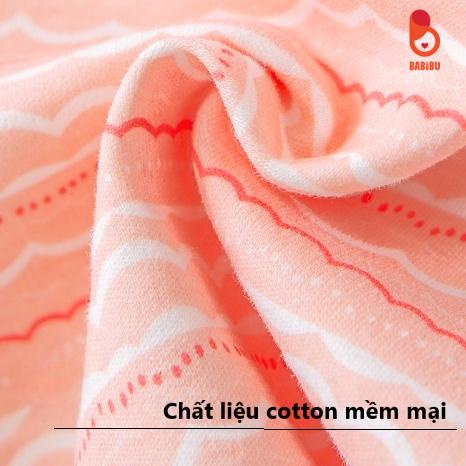 Set 5, 6 Khăn Yếm Tam Giác Giữ Ấm Cổ Cho Bé Trai Bé Gái KT 40 x 29 x 29cm Babibu - KGAC