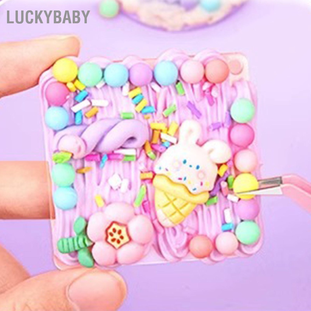 Bộ kem keo dán thẻ Goo đồ chơi DIY với hộp lưu trữ cho bé gái - HILUCKYBABY