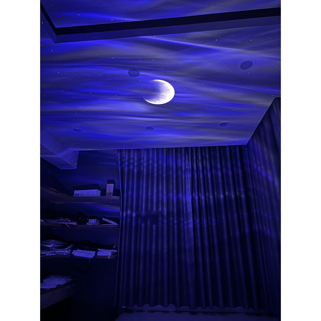 Đèn Thiên Hà V10 Plus 2023 kiêm Loa Bluetooth - Đèn Chiếu Sao, Mặt Trăng, Mây Thiên Hà Cực Đẹp