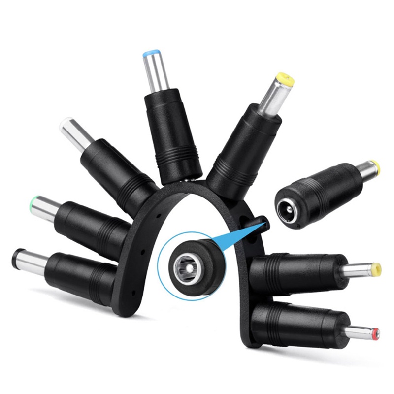 Cáp Sạc 8 Trong 1 5v usb Sang dc 5.5x2.1mm 3.5mm 4.0mm 4.8mm 6.4mm 5.5x2.5mm 6.3mm Cho Loa