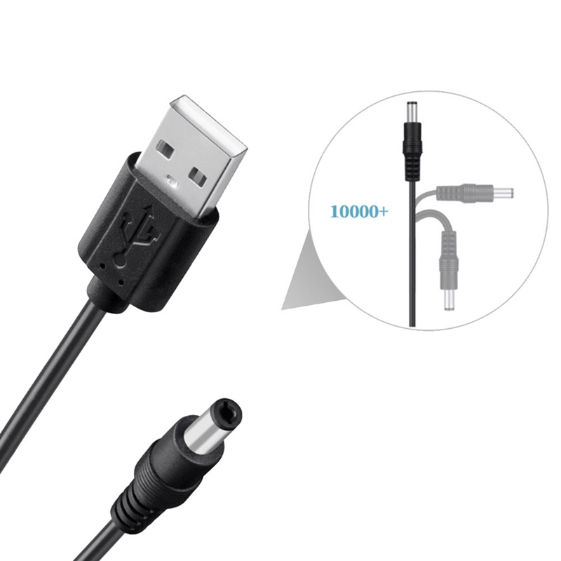 Cáp Sạc 8 Trong 1 5v usb Sang dc 5.5x2.1mm 3.5mm 4.0mm 4.8mm 6.4mm 5.5x2.5mm 6.3mm Cho Loa