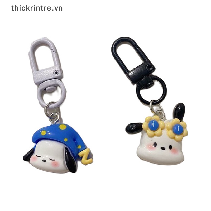 Th kawaii sanrio pacha dog Móc Chìa Khóa Xe Hơi Dễ Thương Trang Trí Ba Lô Đi Học Đồ Chơi Trẻ Em vn