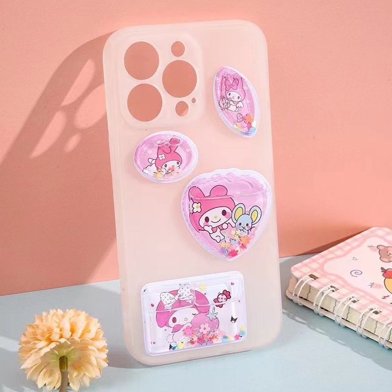 Nhãn Dán Trang Trí Lắc Nước Họa Tiết Hoạt Hình 3d diy