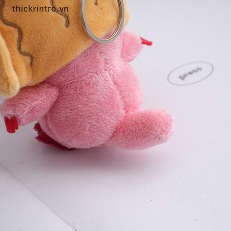 Búp Bê Nhồi Bông Hình Nhân Vật Hoạt Hình Đội Nón Tháo Rời Được Trang Trí Túi Xách vn