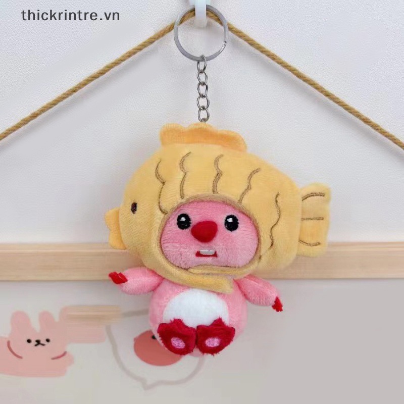 Búp Bê Nhồi Bông Hình Nhân Vật Hoạt Hình Đội Nón Tháo Rời Được Trang Trí Túi Xách vn