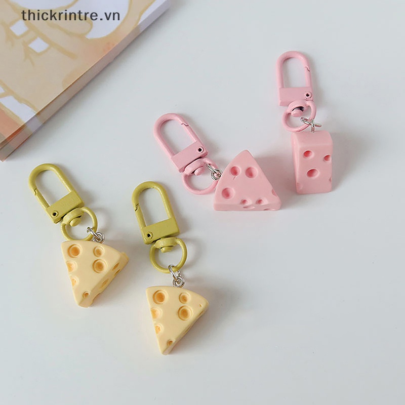 Th Móc Khóa Phô Mai Khối Pho Mát Dễ Thương Cho Nữ Sinh vn