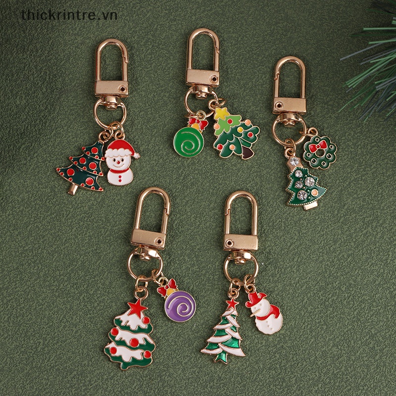 Th Móc Khóa Hoạt Hình Cây Thông Giáng Sinh Dễ Thương Làm Quà Tặng Móc Khóa Cho Bạn Bè Tai Nghe Ba Lô souvenir vn