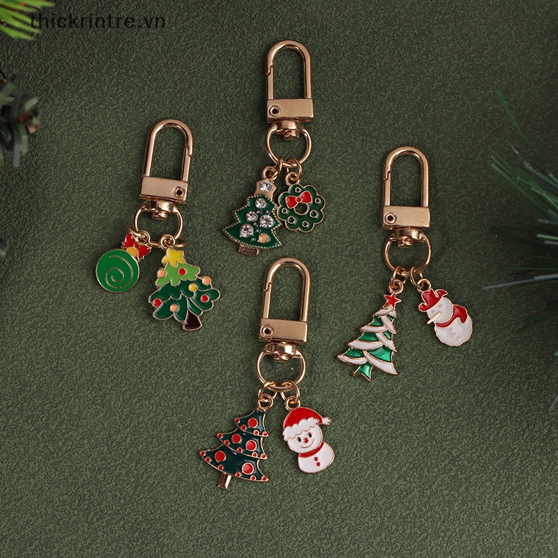 Th Móc Khóa Hoạt Hình Cây Thông Giáng Sinh Dễ Thương Làm Quà Tặng Móc Khóa Cho Bạn Bè Tai Nghe Ba Lô souvenir vn