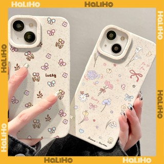 Ốp lưng iPhone 11 Ốp Lưng iPhone Màu Trắng Có Thể Phân Hủy Thân Thiện Với Môi Trường Vỏ Mềm Chống Sốc Bảo Vệ Hình Nơ Hoa Đơn Giản Tương thích với iPhone 14 13 Pro max 12 Pro Max 11 XR XS 7Plus 8Plus