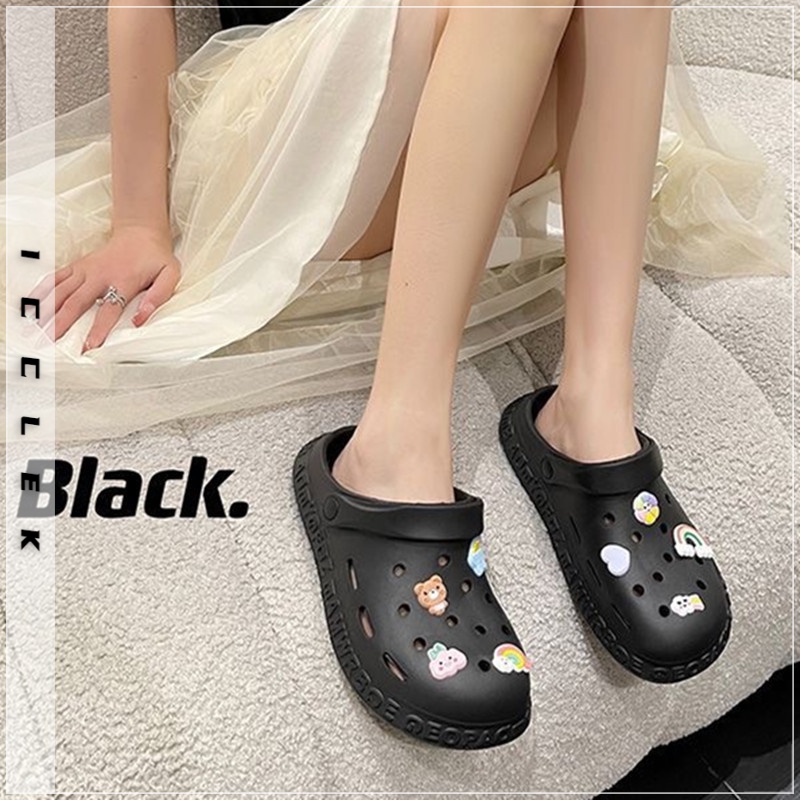 ICCLEK dép sandal nữ dép đi biển dép đế cao Thoải Mái Xinh Xắn  B98G1GQ 34Z230821